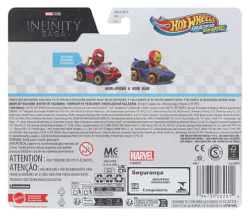 Hot Wheels RacerVerse Veículo de Brinquedo Homem de Ferro e Aranha de Ferro - Imagen 2 de 2