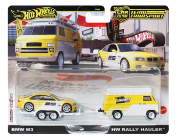 Hot Wheels Legends Tour Team Transport Hauler & Toy Car, 2-Pack Of Premium 1:64 Scale Vehicles - Imagem 6 de 6