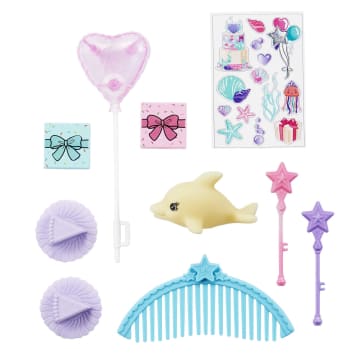 Mermaid Barbie Dolls And Mermaid Chelsea Doll With Sticker Sheet - Image 5 of 5
