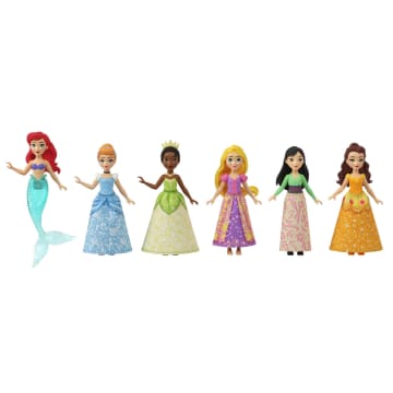 Disney Princess Toys, 6 Small Dolls And Accessories - Image 3 of 6