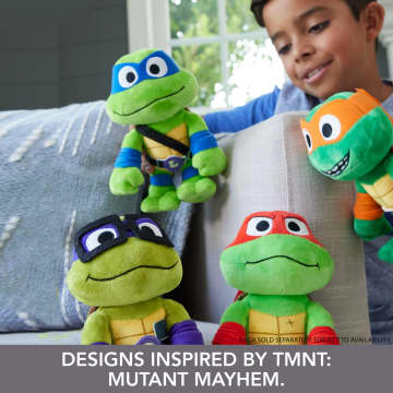 Teenage Mutant Ninja Turtles: Mutant Mayhem Plush Toys, 8 Inch TMNT Soft Dolls - Imagen 3 de 6