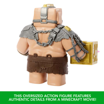 Minecraft Battle Mode Great Hog Large Action Figure, Lights & Sounds, Inspired By A Minecraft Movie - Imagen 5 de 6