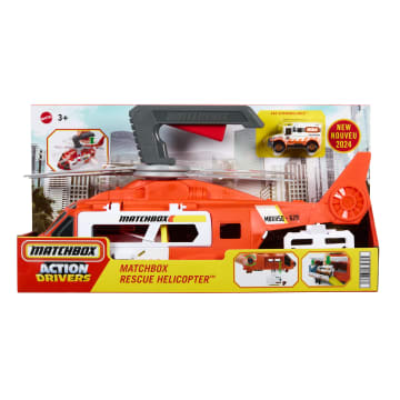 Matchbox Action Drivers Matchbox Rescue Helicopter,16-in Large-Scale Helicopter With 1:64 Scale Die-Cast Toy Ambulance - Image 5 of 5