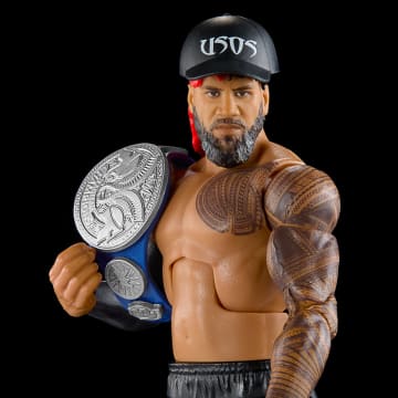 WWE Top Picks Elite Collection Jimmy Uso Action Figure, With Accessories & Life-Like Detail - Imagen 3 de 6