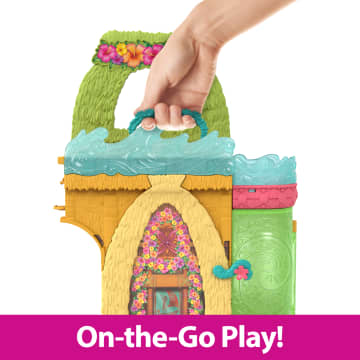 Disney Princess Moana's Island Home Stacking Doll House With Small Doll, Figures & 9 Play Pieces - Image 2 of 6