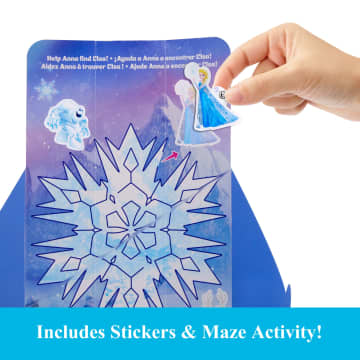Disney Frozen Spin & Reveal Anna Fashion Doll & Accessories With 11 Surprises From Disney Movie - Imagen 5 de 6