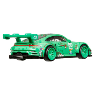 Hot Wheels Collector Veículo de Brinquedo Porsche 911 GT3 R - Imagen 4 de 6
