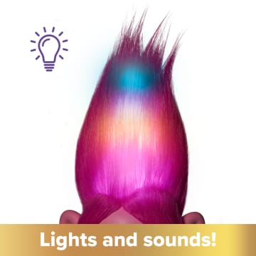 Dreamworks Trolls Band Together Rainbow Hairtunes Poppy Doll, Light & Sound, Toys inspired By The Movie - Image 3 of 6