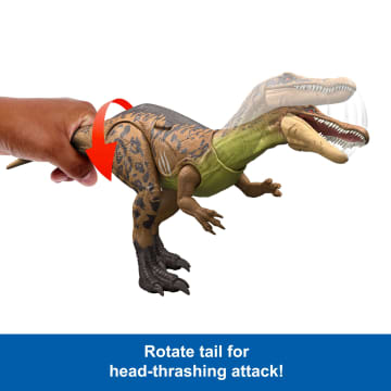 Jurassic World Gigantic Trackers Suchomimus Dinosaur Figure, Large Species Attack Toy, Chaos Theory - Image 5 of 6