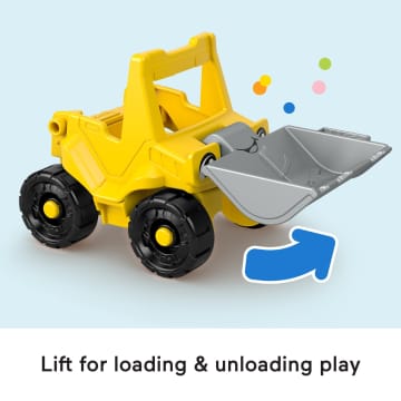 Fisher-Price Little People Bulldozer Construction Toy & Figure Set For Toddlers, 2 Pieces - Image 3 of 6
