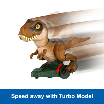 Jurassic World Roarin’ Frenzy T Rex RC Toy, Motorized Remote Control Tyrannosaurus Rex Dinosaur - Image 3 of 6