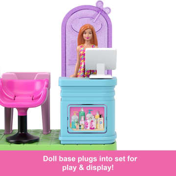 Barbie Mini Barbieland Collectible Hair Salon Playset With 1.5-inch Barbie Doll, interactive Play Areas For Storytelling Fun - Imagem 5 de 6
