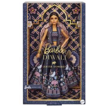 Barbie Signature Diwali Doll By Anita Dongre Wearing Festival Of Lights Look, Holiday Collectible - Image 6 of 6