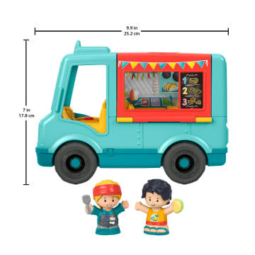 Fisher-Price Little People Serve It Up Food Truck Musical Toddler Toy Vehicle With 2 Figures - Imagem 6 de 6