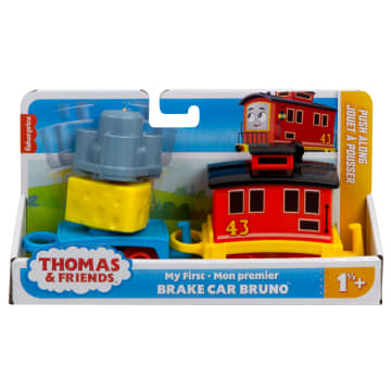 Thomas & Friends My First Brake Car Bruno Push-Along Vehicle With Stacking Cargo For Toddlers - Imagen 6 de 6