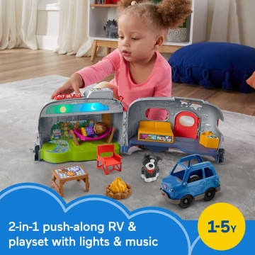 Little People Light-Up Learning Camper Playset - English & French Version - Image 2 of 6