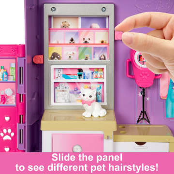 Barbie Pet Daycare Playset With 2 Dolls & 30+ Accessories including 8 Animals, 3+Feet Long - Image 4 of 6