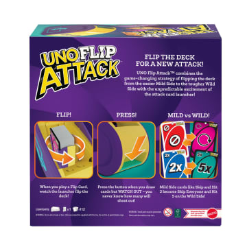 UNO Jogo de Tabuleiro Flip Attack - Imagem 4 de 6