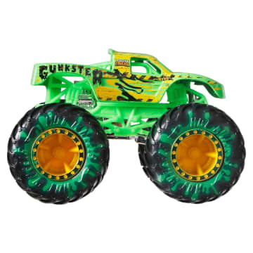 Hot Wheels Monster Trucks Vehículo de Juguete Camión Gunkster + Speed Bump - Image 3 of 5