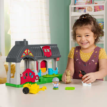 Fisher-Price-Little People-L’Écurie des Joyeux Chevaux Avec 6Éléments - Imagen 2 de 6