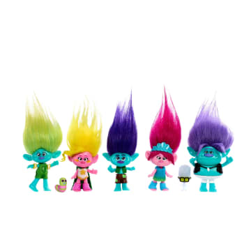 Dreamworks Trolls Best Of Friends Pack With 5 Small Dolls & 2 Character Figures - Image 1 of 6