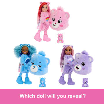 Barbie Cutie Reveal Care Bears Series Chelsea Small Doll & Accessories, 6 Surprises - Image 3 of 6