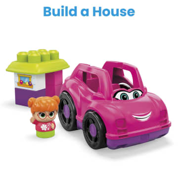 MEGA BLOKS Catie Convertible Fisher-Price Toy Blocks With 1 Figure (6 Pieces) For Toddler - Image 3 of 6