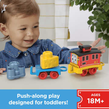 Thomas & Friends My First Brake Car Bruno Push-Along Vehicle With Stacking Cargo For Toddlers - Imagen 2 de 6