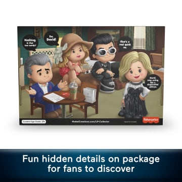 Little People Collector Schitt's Creek Special Edition Set in A Display Gift Box, 4 Figures - Imagen 4 de 6