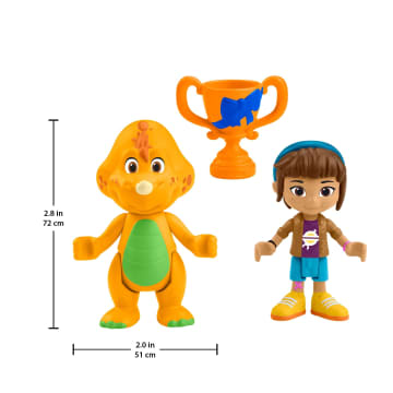Fisher-Price Barney's World Barney's Friend Mel & Billy Dino Figure Set For Kids, 3 Toys - Imagen 6 de 6