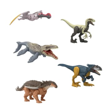 Jurassic World Danger Pack Dinosaur Action Figure Toys, Posable With Physical & Digital Play - Imagem 4 de 6