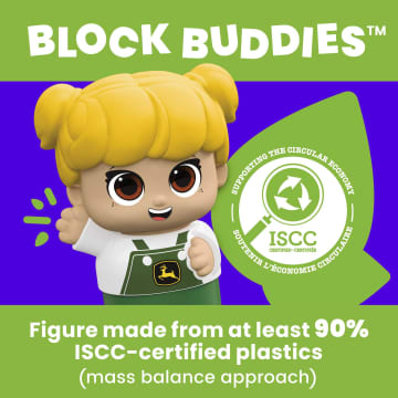 MEGA BLOKS John Deere Lil' Tractor Building Toy Blocks (6 Pieces) For Toddlers - Image 5 of 6