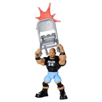 WWE Action Figure Knuckle Crunchers “Stone Cold” Steve Austin With Battle Accessory - Imagen 2 de 3
