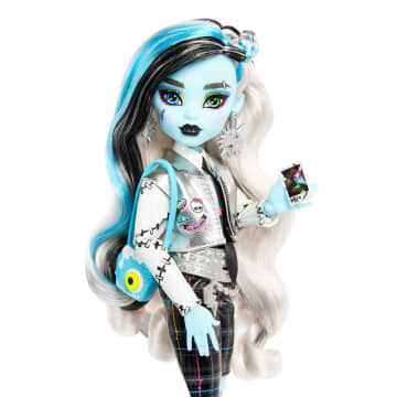 Monster High Frankie Stein Welcome Committee Fashion Doll With Pet And Accessories - Imagem 2 de 4