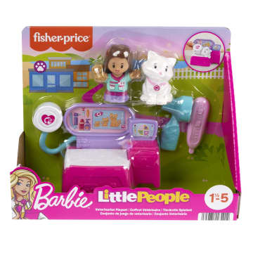 Fisher-Price Little People Barbie Veterinarian Playset For Toddlers And Preschool Kids, 5 Pieces - Image 6 of 6