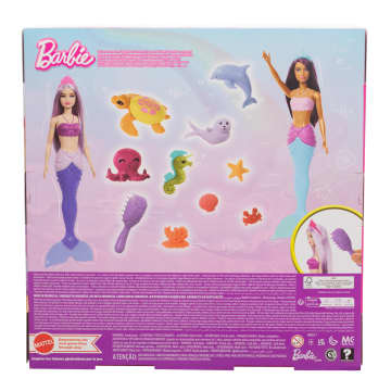 Barbie Mermaid Dolls 2-Pack With Sea Animals, Headbands & Ocean Accessories - Image 6 of 6