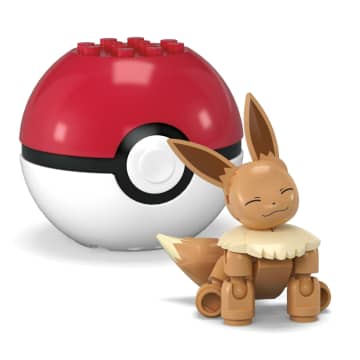 MEGA Pokémon Jogo de Construção Pokébola Colecionável Eevee - Image 5 of 5