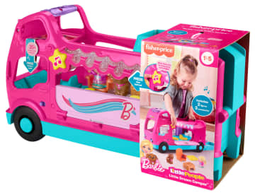 Fisher-Price Little People Barbie Little Dreamcamper Rv Playset With Music Lights & 2 Figures, Multilanguage Version - Imagen 6 de 6