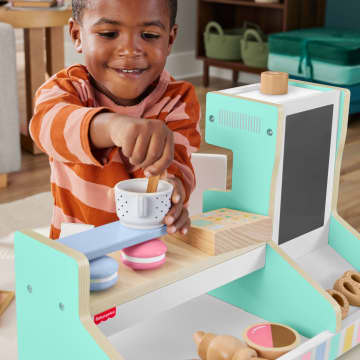 Fisher-Price®  Coffret Café en Bois, 20Éléments en Bois - Imagem 2 de 6