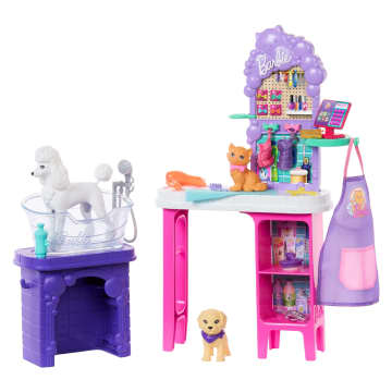 Barbie®-Coffret Espace Toilettage-Avec 3Animaux et Accessoires - Imagen 1 de 5