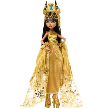Monster High Muñeca de Colección Howliday Winter Cleo - Imagen 3 de 6