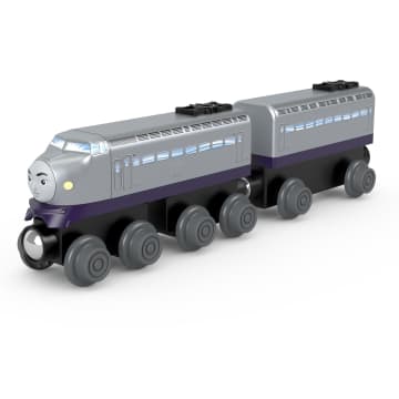 Fisher-Price Thomas & Friends Wooden Railway Kenji Engine And Car - Image 6 of 6