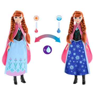 Disney Frozen Magical Skirt Anna Fashion Doll With Color-Change Skirt, Inspired By Disney Movie - Image 4 of 6