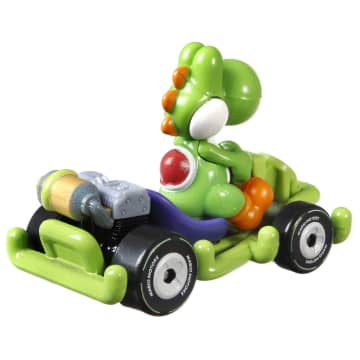 Hot Wheels Mario Kart Vehículo de Juguete Yoshi Pipe Frame - Image 3 of 4