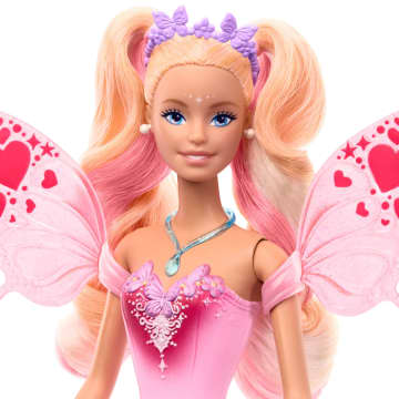 Barbie Fantaisie Poupée Fée, Ailes et Tenue à Changement de Couleur - Imagen 3 de 6