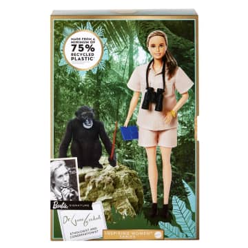 Dr. Jane Goodall Barbie inspiring Women Doll With Accessories & Doll Stand - Image 6 of 6