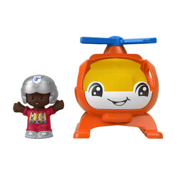Fisher-Price  Little People  Hélicoptère et Figurine Pilote - Image 4 of 6