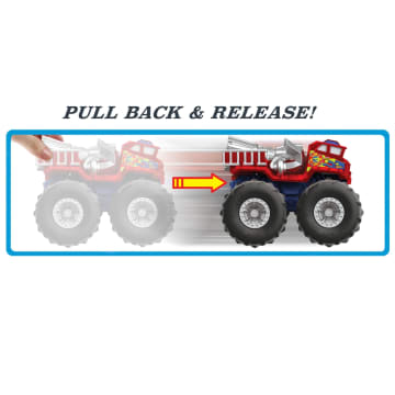 Hot Wheels Monster Trucks Twisted Tredz Vehicles, 1:43 Scale Creature-Themed Toy Truck - Image 2 of 6