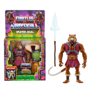 Masters of the Universe Turtles of Grayskull Figura de Acción Deluxe Splinter-Skull de 5.5