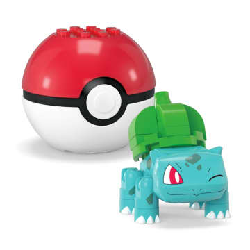 MEGA Pokémon Jogo de Construção Pokébola Moewth & Bulbasaur - Imagem 4 de 5